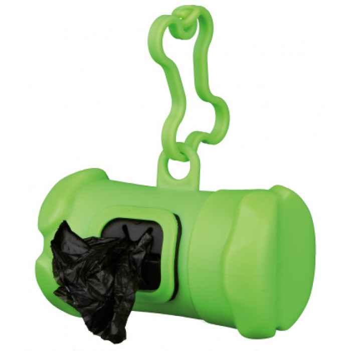 Контейнер та пакети з ручками TRIXIE Dog Pick Up, Зміст: 1 рулон з 15 пакетів, M